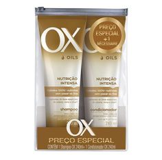 Kit Shampoo + Condicionador Ox Nutrição 240ml