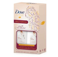 Kit Dove Shampoo + Condicionador Ultra Cachos Preço Especial