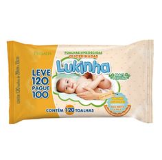 Toalha Umedecida Lukinha Leve 120 Pague 100