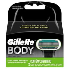 Carga Gillette Body Com 2 Unidades