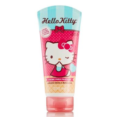 Creme Para Pentear Hello Kitty Suave Cabelos Lisos 200ml