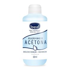 Removedor De Esmalte Ideal A Base Acetona 60ml