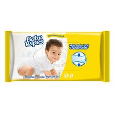 Lenço Umedecido Baby Wipes 48 Unidades