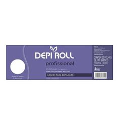 Lenço Para Depilação Tnt Depi-Roll Branco Com 20 Unidades