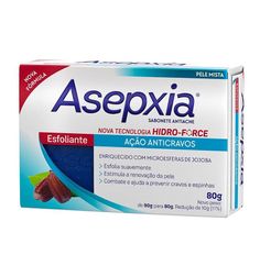 Sabonete Asepxia Esfoliante Ação Anticravos 80g