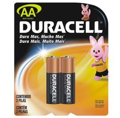 Pilha Duracell Alcalina Pequena AA Com 2 Unidades