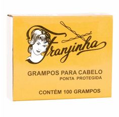 Grampo De Cabelo Franjinha Número 7 - Preto