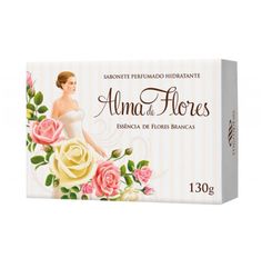 Sabonete Alma De Flores Essência De Flores Brancas 130g