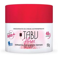 Desodorante Creme Tabu Flores 55g