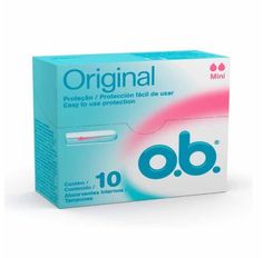 Absorvente Interno OB Mini Com 10 Unidades