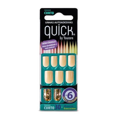 Unhas Adesivas You Care Quick Curto Sand - M02-07