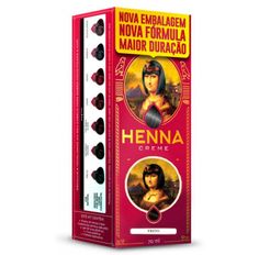 Tintura Creme Henna Cosmeceuta Preto 70ml