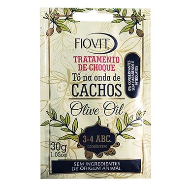 Sachê Capilar De Tratamento De Choque Fiovit Sachê To Na Onda De Cachos 30g