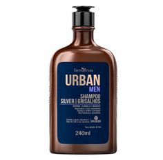 Shampoo Urban Men Ipa Silver Grisalhos 240ml