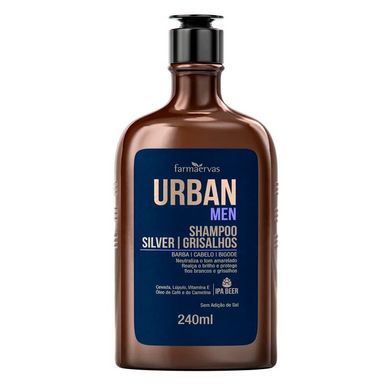 Shampoo Urban Men Ipa Silver Grisalhos 240ml