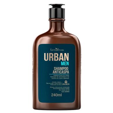 Shampoo Urban Men Ipa Anticaspa 240ml