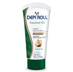 Creme Depilatório Corporal Depi-Roll Óleo Coco 100g