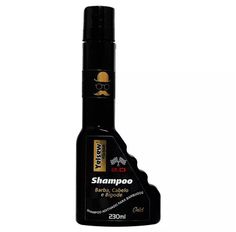 Shampoo Yelsew Barber 3 Em 1 Barba Cabelo, E Bigode Gold 230ml