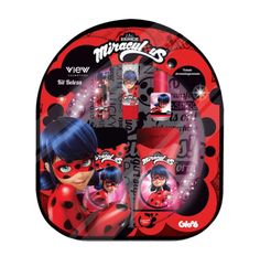 Kit Beleza Infantil Mochila Miraculous Ladybag