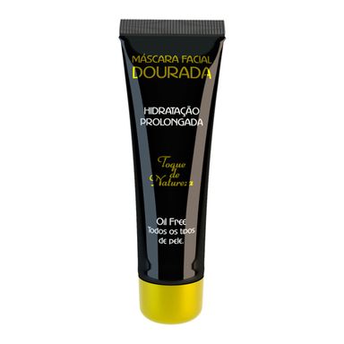 Máscara Facial Hidratante Dourada Toque De Natureza 50g