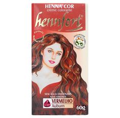 Tintura Creme Henna Hennfort Vermelho 60ml