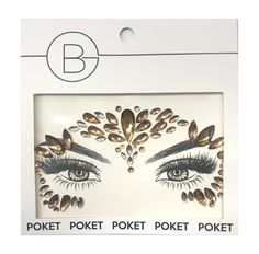 Adesivo Poket Para Carnaval GB Cosmetics 012 Dourado