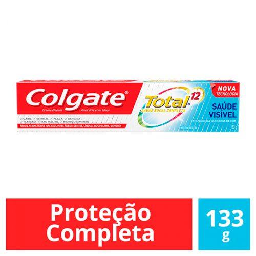 Creme Dental Colgate Total 12 Saúde Visível 133g