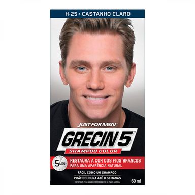 Shampoo Color Grecin 5 Castanho Claro 60ml