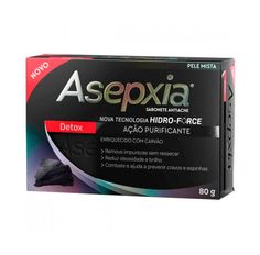 Sabonete Asepxia Detox Antiacne 80g