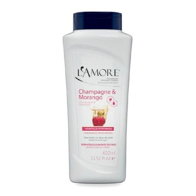 Creme Hidratante Corporal L'Amore Champagne & Morango 400ml