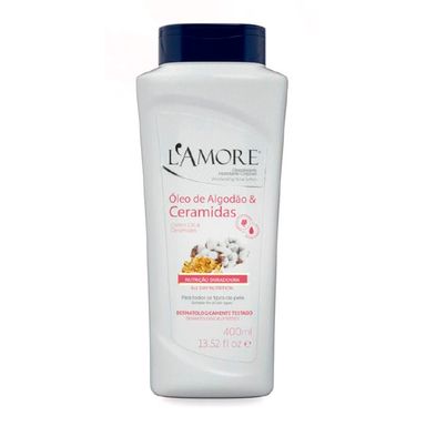 Creme Hidratante Corporal L'Amore Óleo De Algodão & Ceramidas 400ml