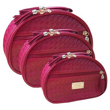 Kit 3 Necessaire Luisance Rubys Nec-018V