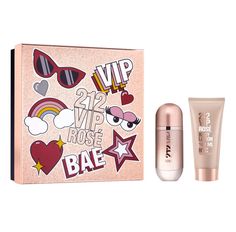 Kit Carolina Herrera 212 Vip Rosé - Perfume + Loção Corporal