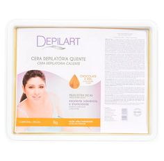 Cera Quente Depilart Com Chocolate E Mel Para Peles Extra Secas 1kg