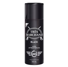 Desodorante Spray Très Marchand Masculino Black 100ml