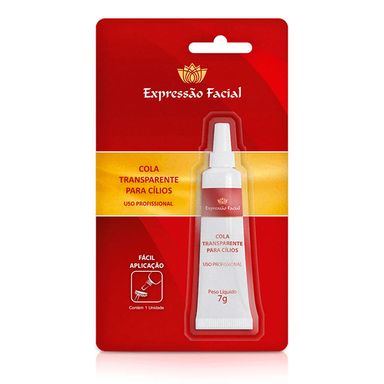 Cola Para Cílios Expressão Facial Transparente 7g
