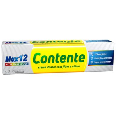 Creme Dental Contente Max 12 Branqueador 70g