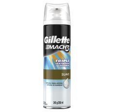Espuma De Barbear Gillette Mach3 Irritation Defense 245g
