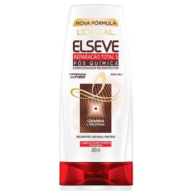 Condicionador Elseve Reparação Total 5 Especial Química 400ml