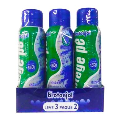 Talco Brotoejol Protege Pé Canforado 150g Leve 3 Pague 2
