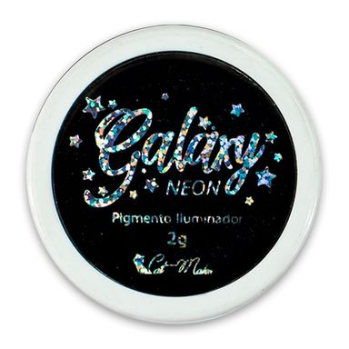 Pigmento Cat Make Galaxy Glitter Neon - Black Night 01