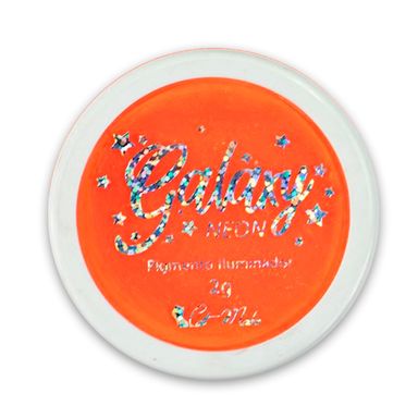 Pigmento Cat Make Galaxy Glitter Neon - Orange Glow 06