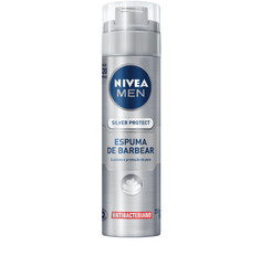 Espuma De Barbear Nivea Silver Protect 193g