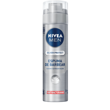 Espuma De Barbear Nivea Silver Protect 193g