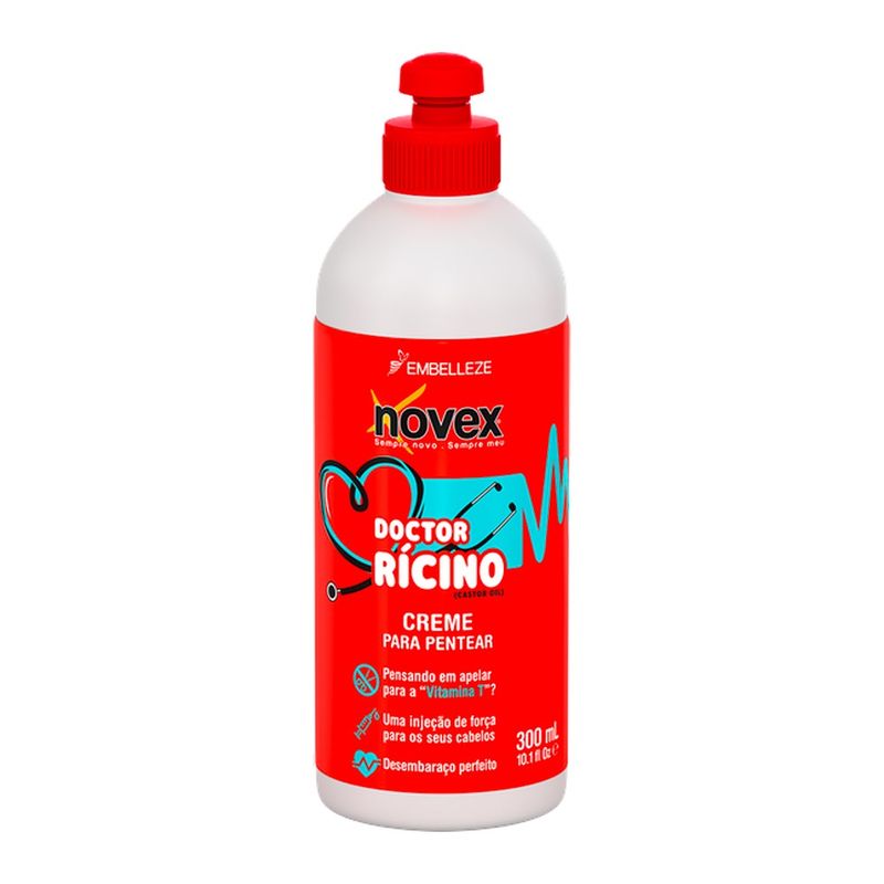 Creme Para Pentear Novex Doctor Rícino 300ml - Lojas Rede