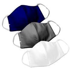 Kit Máscara De Tecido Duplo Facial Lavável - 3 Unidades