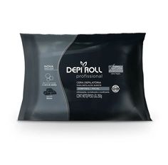 Cera Depilatória DepiRoll Negra 250g - Quente