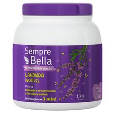 Máscara Capilar De Tratamento SempreBella Lavanda Incrível 1kg