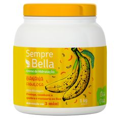 Máscara Capilar De Tratamento Semprebella Banana Fabulosa 1kg