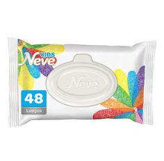 Lenço Umedecido Neve Wipes Kids 48 Lenços